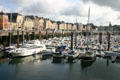 Dieppe harbor filled with pleasure craft. Dieppe, France.