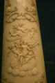 Carvings of cherubs on bone at Dieppe Castle Museum. Dieppe, France.
