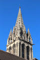 Tower of St Sauveur church. Caen, France.