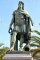 Louis XIV as Roman Emperor statue by Louis Petitot on place Saint-Sauveur. Caen, France.
