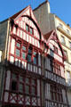 Half-timbered house on St-Pierre Street. Caen, France.