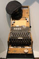 Enigma M4 cipher machine 4-rotor German naval version at Caen Memorial. Caen, France.