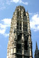 Southwest tower of Rouen Cathedral. Rouen, France.