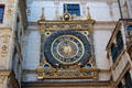 Great Clock face. Rouen, France.