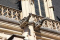 Gargoyles on Palais Royal of former Parliament of Normandy & Courthouse. Rouen, France.