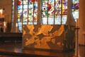 Modern high altar at St. Joan of Arc Church. Rouen, France.