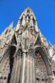 Tower details of St-Ouen Abbey Church. Rouen, France.