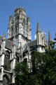 Flamboyant Gothic St-Ouen Abbey Church. Rouen, France.