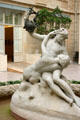 Poet & Siren bronze & marble sculpture by Emmanuel Hannaux at Rouen Museum of Fine Arts. Rouen, France.