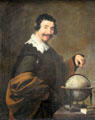 Democritus painting by Diego de Silva y Velázquez at Rouen Museum of Fine Arts. Rouen, France.