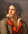 Portrait thought to be artist's jailer attrib. Jacques-Louis David at Rouen Museum of Fine Arts. Rouen, France.