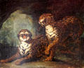 Two Leopards painting by Théodore Géricault at Rouen Museum of Fine Arts. Rouen, France.