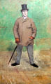 Portrait of Jacques-Emile Blanche by Jean-Louis Forain at Rouen Museum of Fine Arts. Rouen, France.
