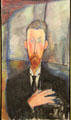 Portrait of Paul Alexandre before a window by Amedeo Modigliani at Rouen Museum of Fine Arts. Rouen, France.