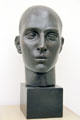 Sculpted head of Raymond Radiguet by Jacques Lipchitz at Rouen Museum of Fine Arts. Rouen, France.