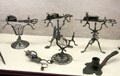 Candle wick trimmers & stands from France at Wrought Iron Museum. Rouen, France.