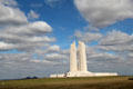 Vimy Ridge Memorial sits on territory given to Canada by France as thanks for the defense of France. Vimy, France.