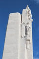 Figures representing peace & knowledge at Vimy Ridge Memorial. Vimy, France.