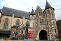 Entrance to Apocalypse Gallery housing the Apocalypse Tapestry at Angers Chateau. Angers, France.