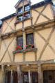 Maison du chapelain de Landemore oldest half-timbered house in Angers. Angers, France.
