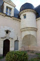 Corner turret on Angers Fine Arts Museum. Angers, France.