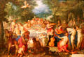 Banquet of the Gods painting by Hendrick van Balen & Jan Brueghel, Elder at Angers Fine Arts Museum. Angers, France.