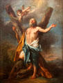 St. Andrew Embraces his Cross painting by Charles-André Van Loo, known as Carle Vanloo at Angers Fine Arts Museum. Angers, France.