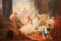Coresus at Callirhoe painting by Jean-Honoré Fragonard at Angers Fine Arts Museum. Angers, France.