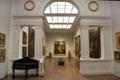 Second floor gallery featuring mostly 17th & 18thC French paintings at Angers Fine Arts Museum. Angers, France.