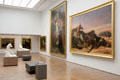Gallery with paintings & sculptures at Angers Fine Arts Museum. Angers, France.