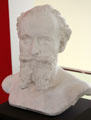 Plaster sculpture of Édouard Manet by Zacharie Astruc at Angers Fine Arts Museum. Angers, France.