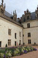 Royal Lodge gardens at Chateau Royal of Amboise. Amboise, France.