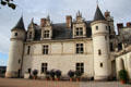 Renaissance wing of Royal Lodge at Chateau Royal of Amboise. Amboise, France.