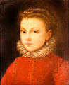 Portrait of Marguerite de Navarre attrib. François Clouet at Château de Clos Lucé. Amboise, France.