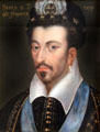 Henri III, King of France painting at Blois Chateau. Blois, France.