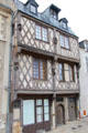 Acrobats house with carvings of Medieval comic tales. Blois, France.
