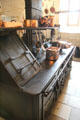 Cast iron range in kitchen at Chenonceau Chateau. Chenonceau, France.