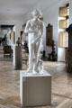 Medici gallery museum with marble Venus dei Medici sculpture at Chenonceau Chateau. Chenonceau, France.