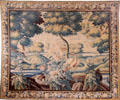 Greenery with birds tapestry by Royal Manufactory of Aubusson, France at Chenonceau Chateau. Chenonceau, France.