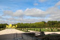 Lawns & sculpture at Chambord Chateau. Chambord, France.