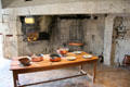 Kitchen at Chambord Chateau. Chambord, France.