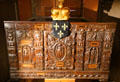 Renaissance chest in King's room at Chaumont-Sur-Loire. France.