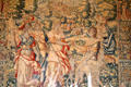 Tapestry in dining room at Chaumont-Sur-Loire. France.