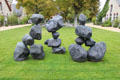Sculpture on lawn at Chaumont-Sur-Loire. France.