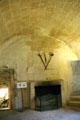 Small vaulted room, oldest at Chateau D'Ussé. Ussé, France.