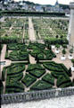 Formal gardens at Villandry Chateau. Villandry, France