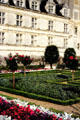 Formal gardens at Villandry Chateau. Villandry, France.