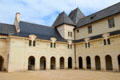 Renaissance style building at Fontevraud Abbey. Fontevraud, France.