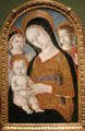 Virgin & Child with Angels painting by Matteo di Giovanni of Sienna at Orleans Beaux Arts Museum. Orleans, France.