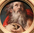 St. Jerome painting by unknown at Orleans Beaux Arts Museum. Orleans, France